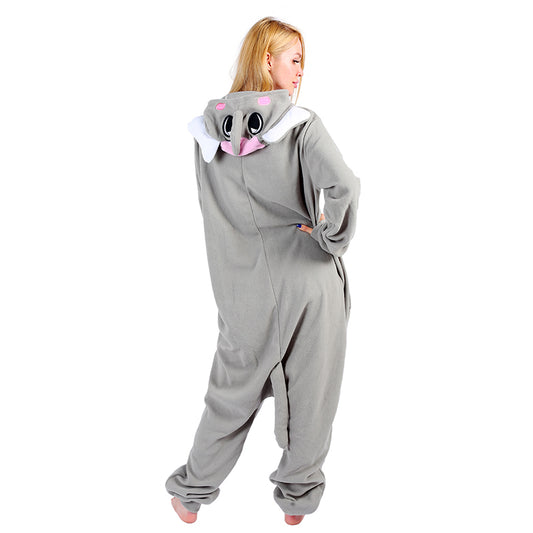Rubylong Grey Elephant Onesie