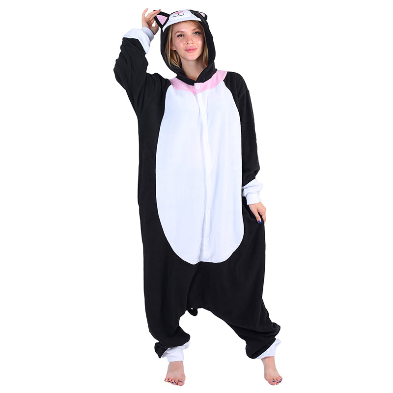 Rubylong Black Cat Onesie