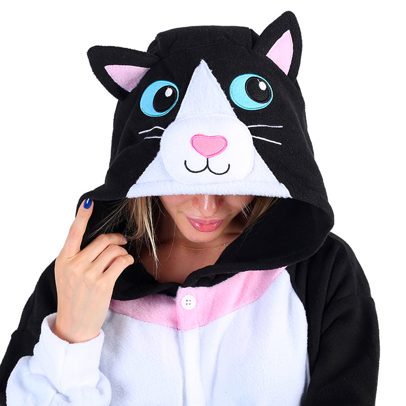 Rubylong Black Cat Onesie