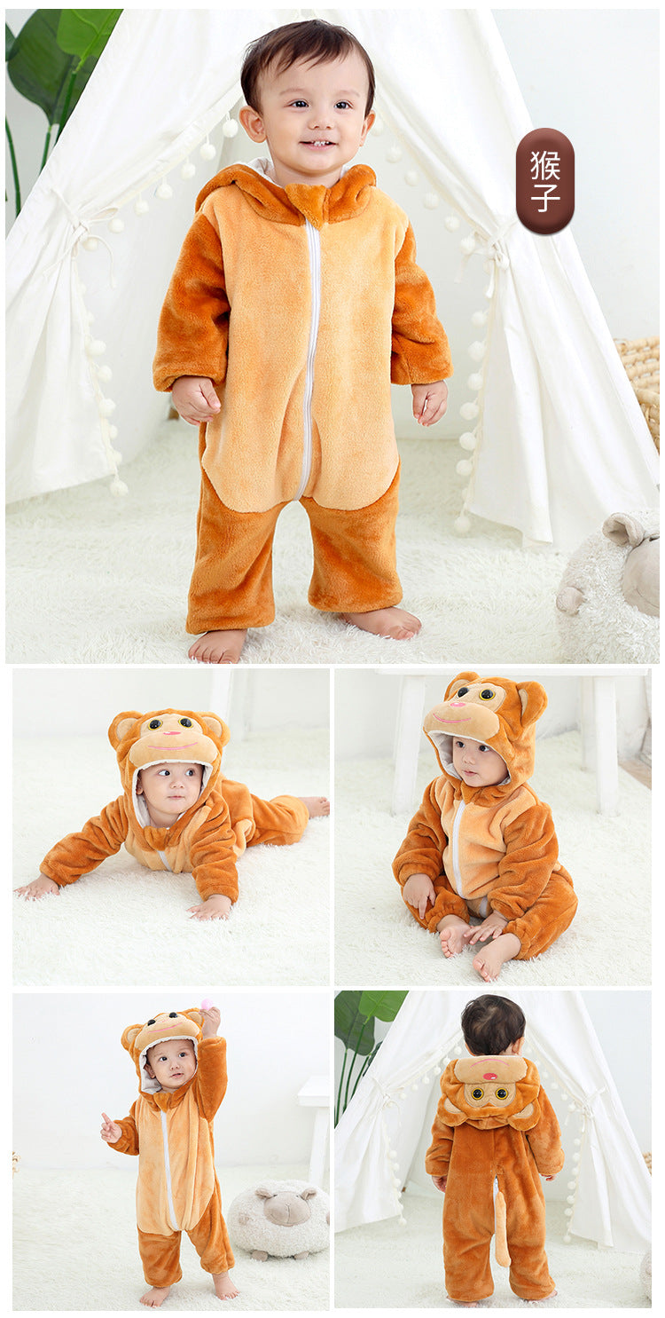 Rubylong Yellow Monkey Romper