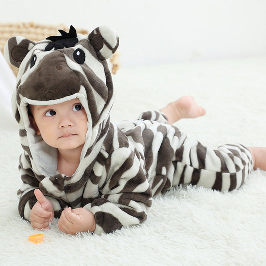 Rubylong Zebra Romper