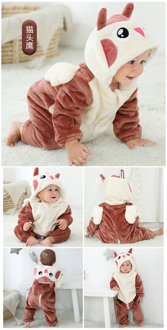 Rubylong Red Owl Romper