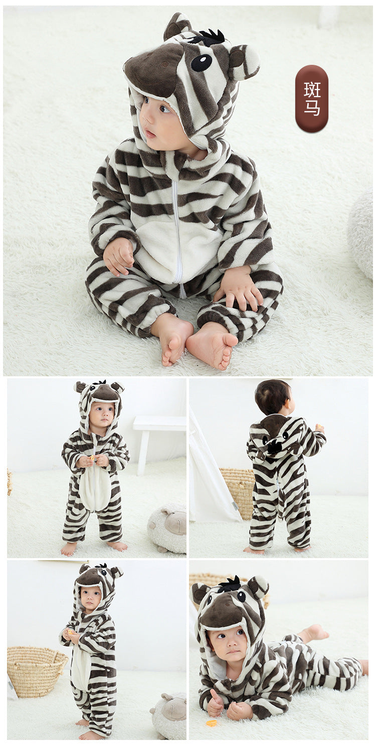 Rubylong Zebra Romper