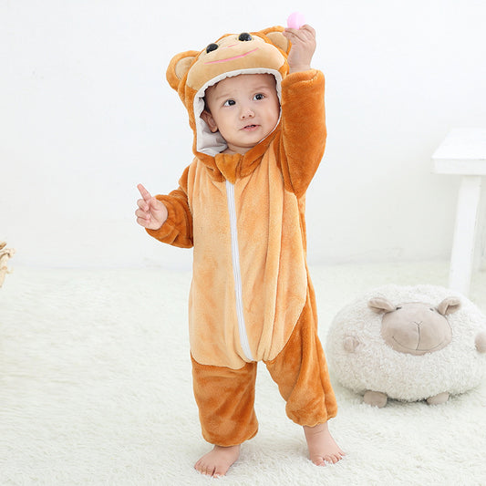 Rubylong Yellow Monkey Romper