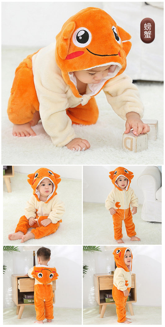 Rubylong Crab Romper