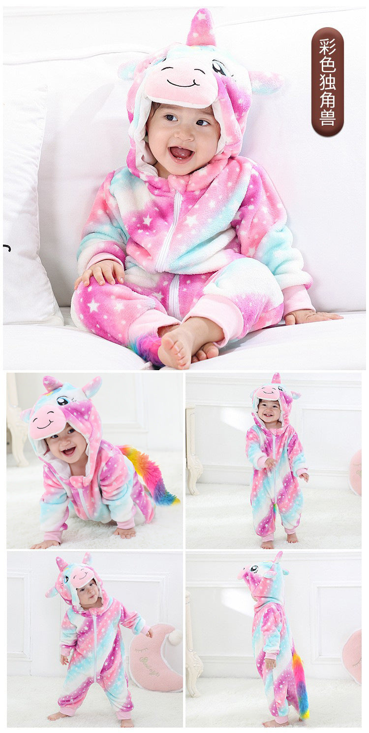 Rubylong Star Sky Unicorn Romper