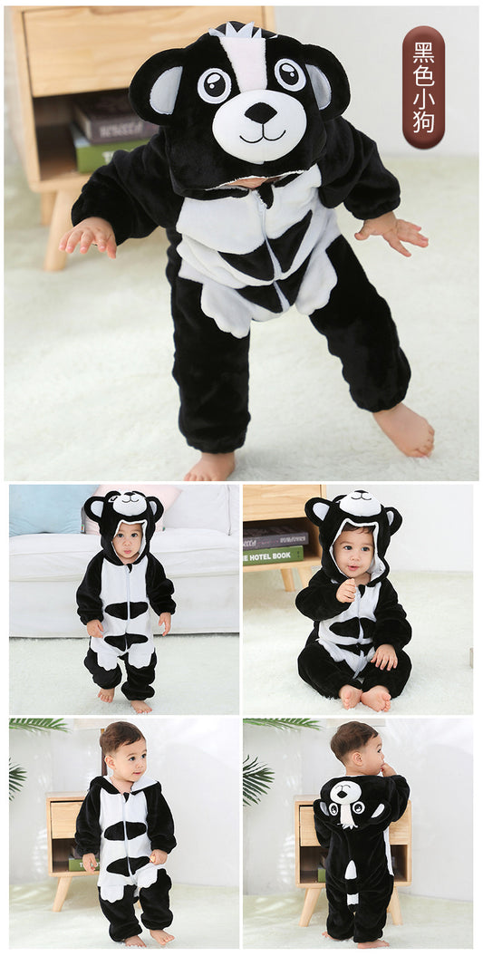 Rubylong Black Bear Romper