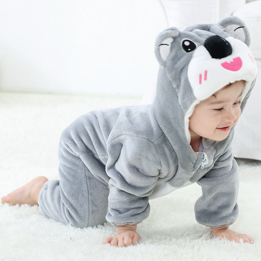 Rubylong Grey Koala Romper