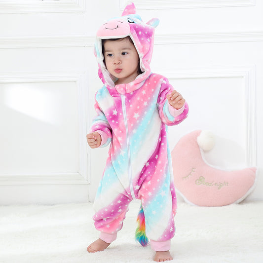 Rubylong Star Sky Unicorn Romper