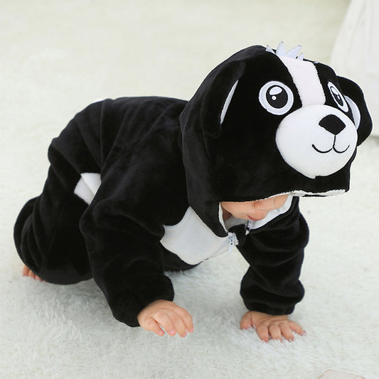 Rubylong Black Bear Romper