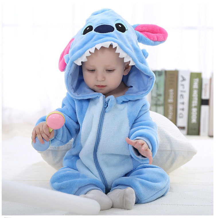 Rubylong Blue Stitch Romper