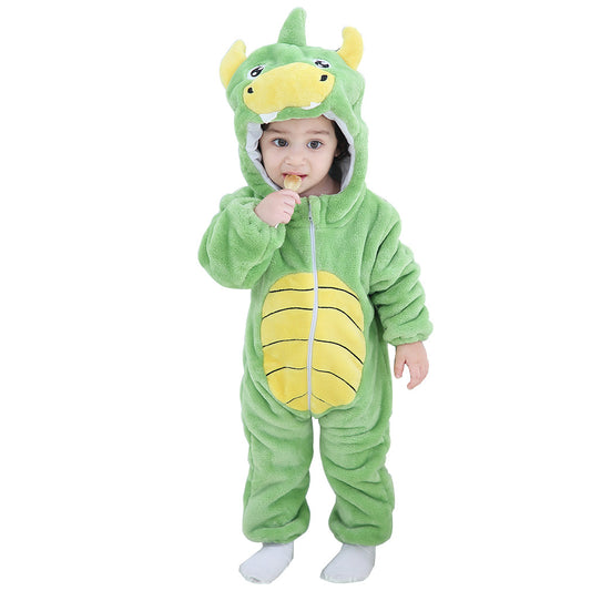 Rubylong Green Dinosaur Romper