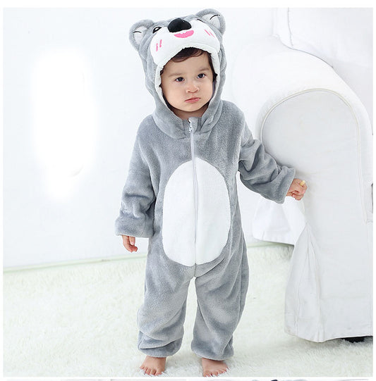 Rubylong Grey Koala Romper