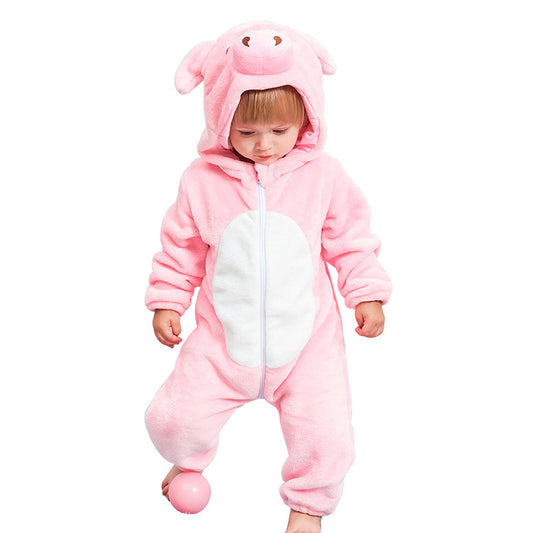 Rubylong Pink Pig Romper