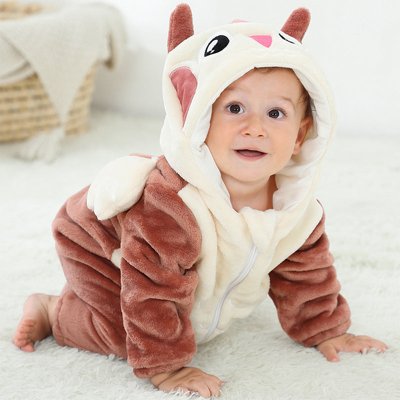 Rubylong Red Owl Romper