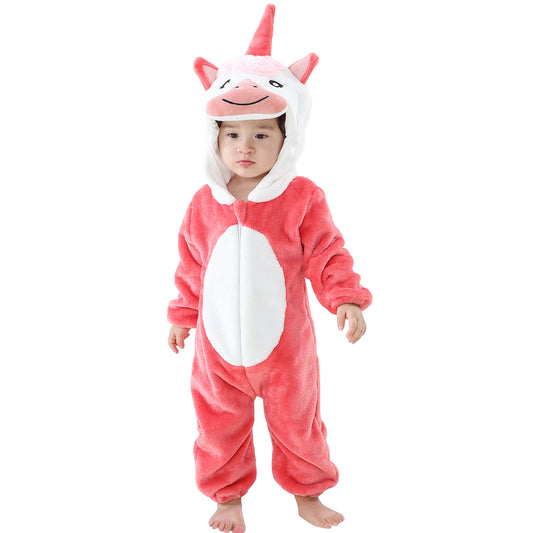 Rubylong Red Unicorn Romper