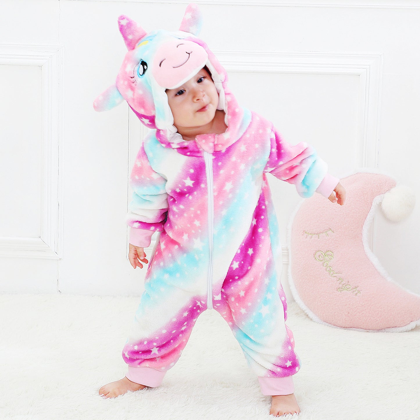 Rubylong Star Sky Unicorn Romper