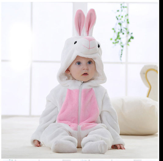 Rubylong White Rabbit Romper
