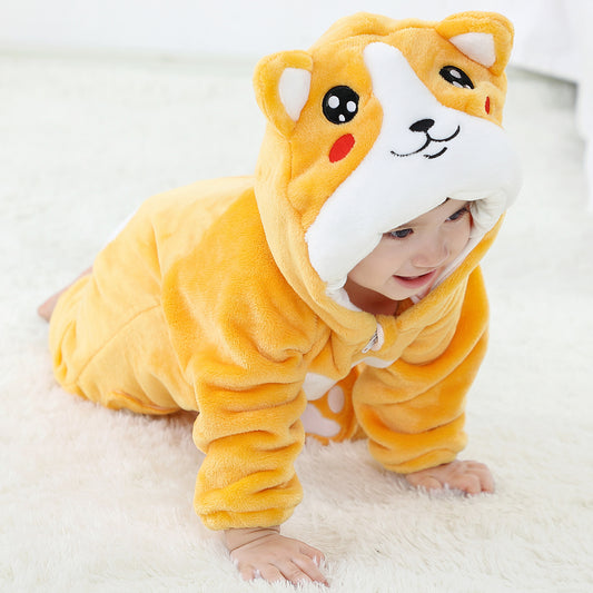 Rubylong Yellow Shiba Inu Romper