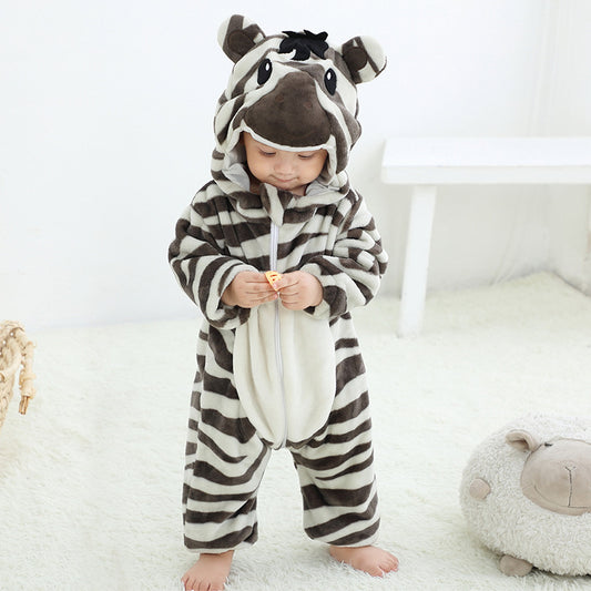 Rubylong Zebra Romper