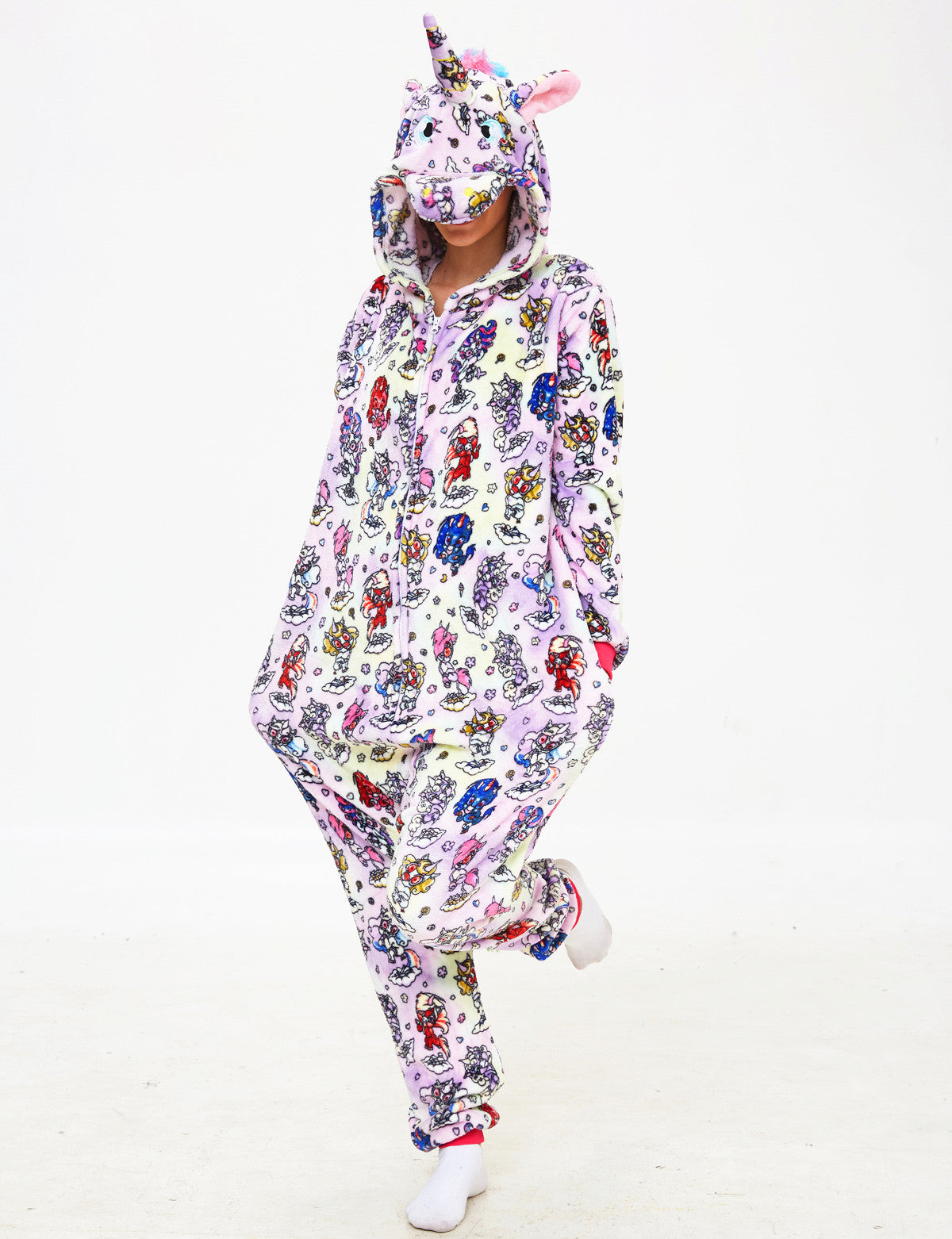Rubylong Color Fly Pegasus Onesies