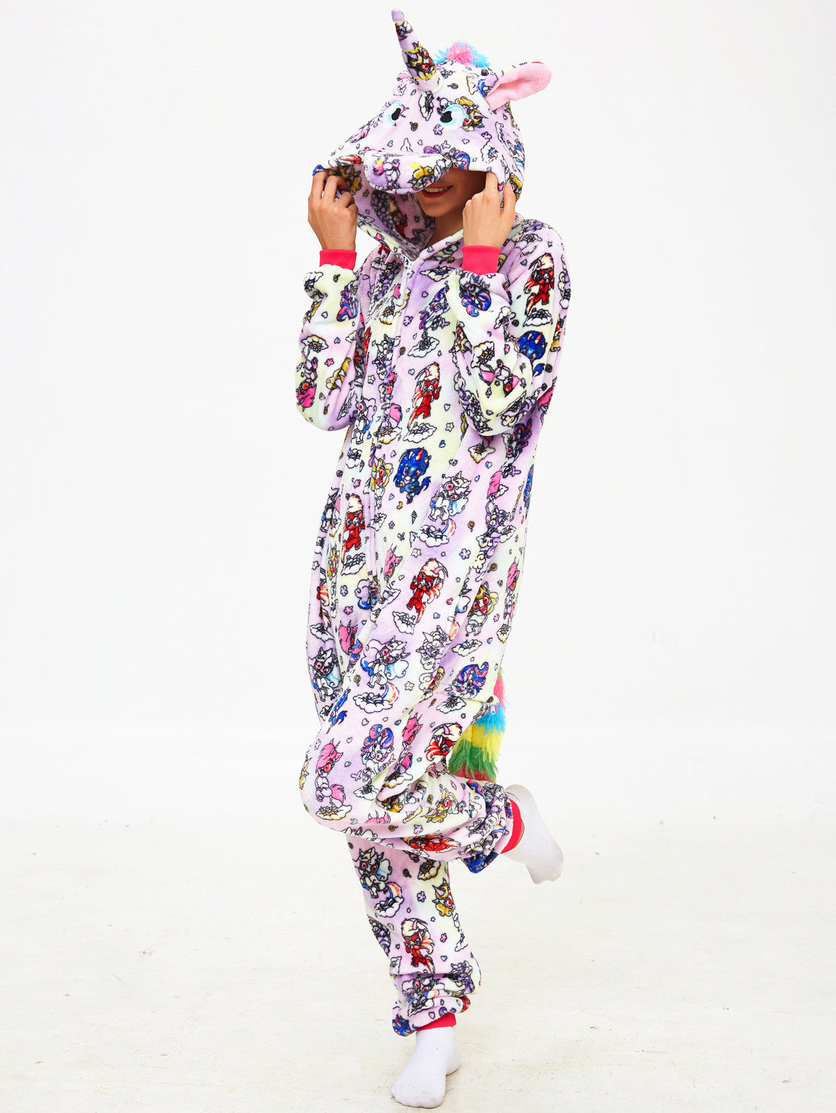 Rubylong Color Fly Pegasus Onesies