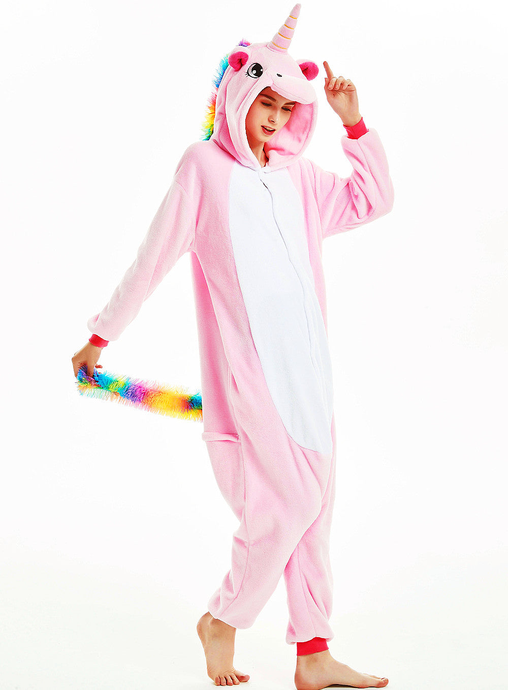 Rubylong Pink Hair Pegasus Onesies