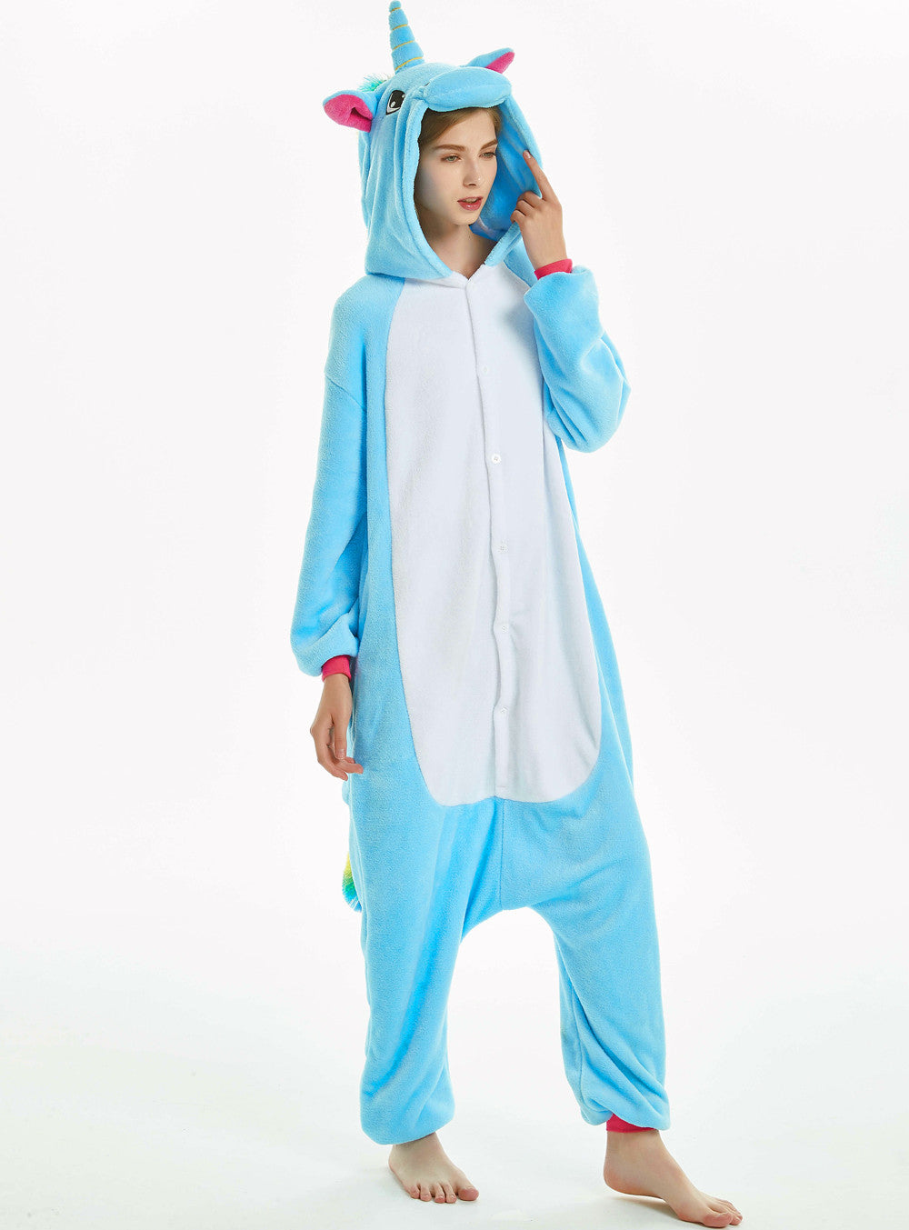 Rubylong Blue Hair Pegasus Onesies