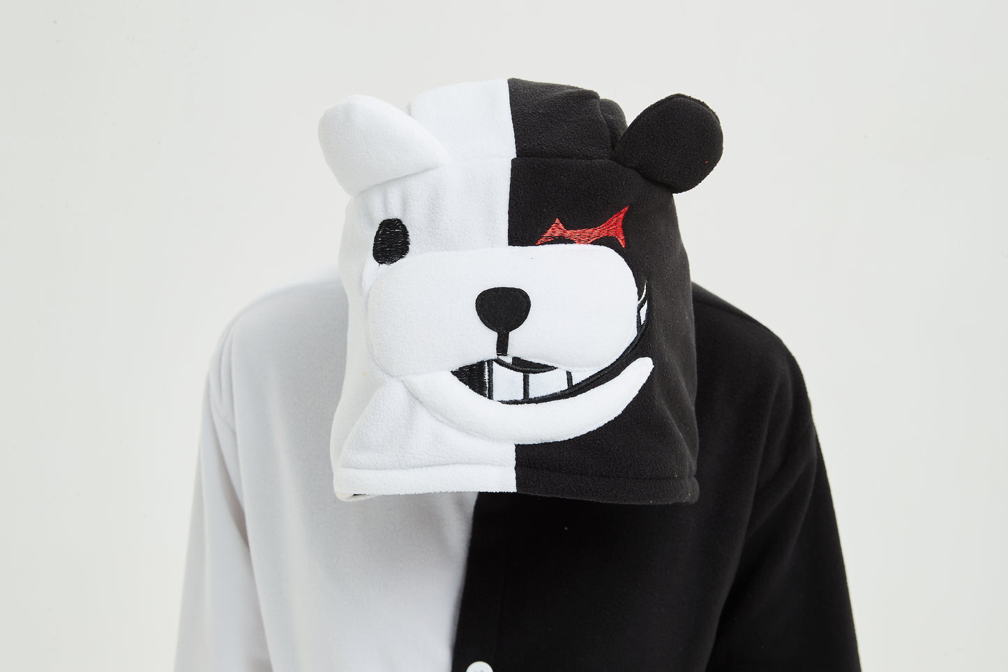 Rubylong Black White Bear Onesie