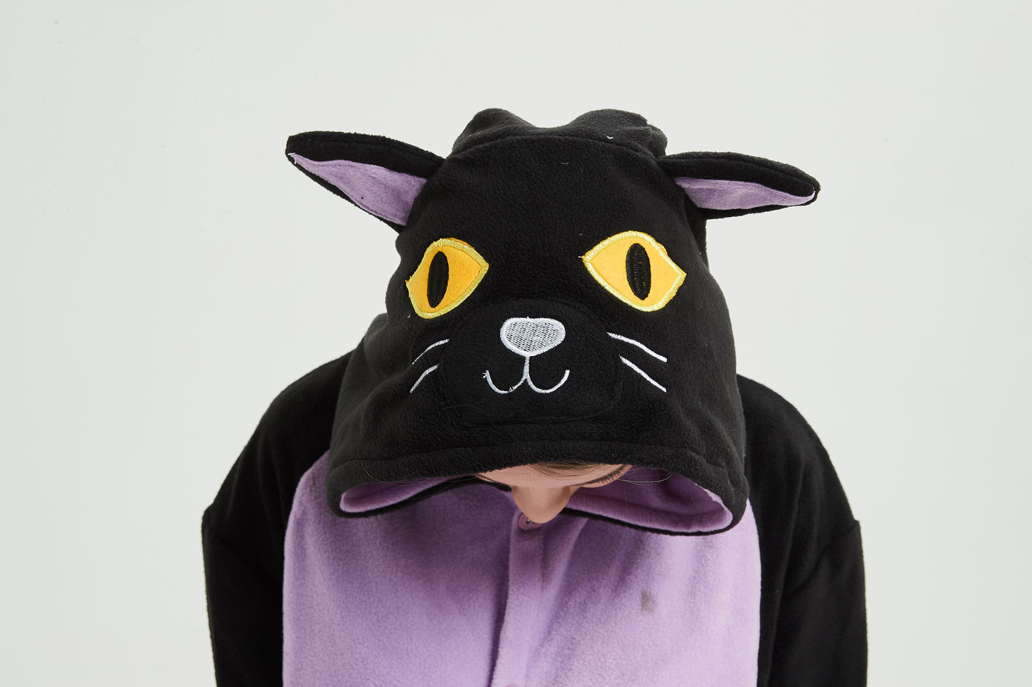 Rubylong Midnight Cat Onesie