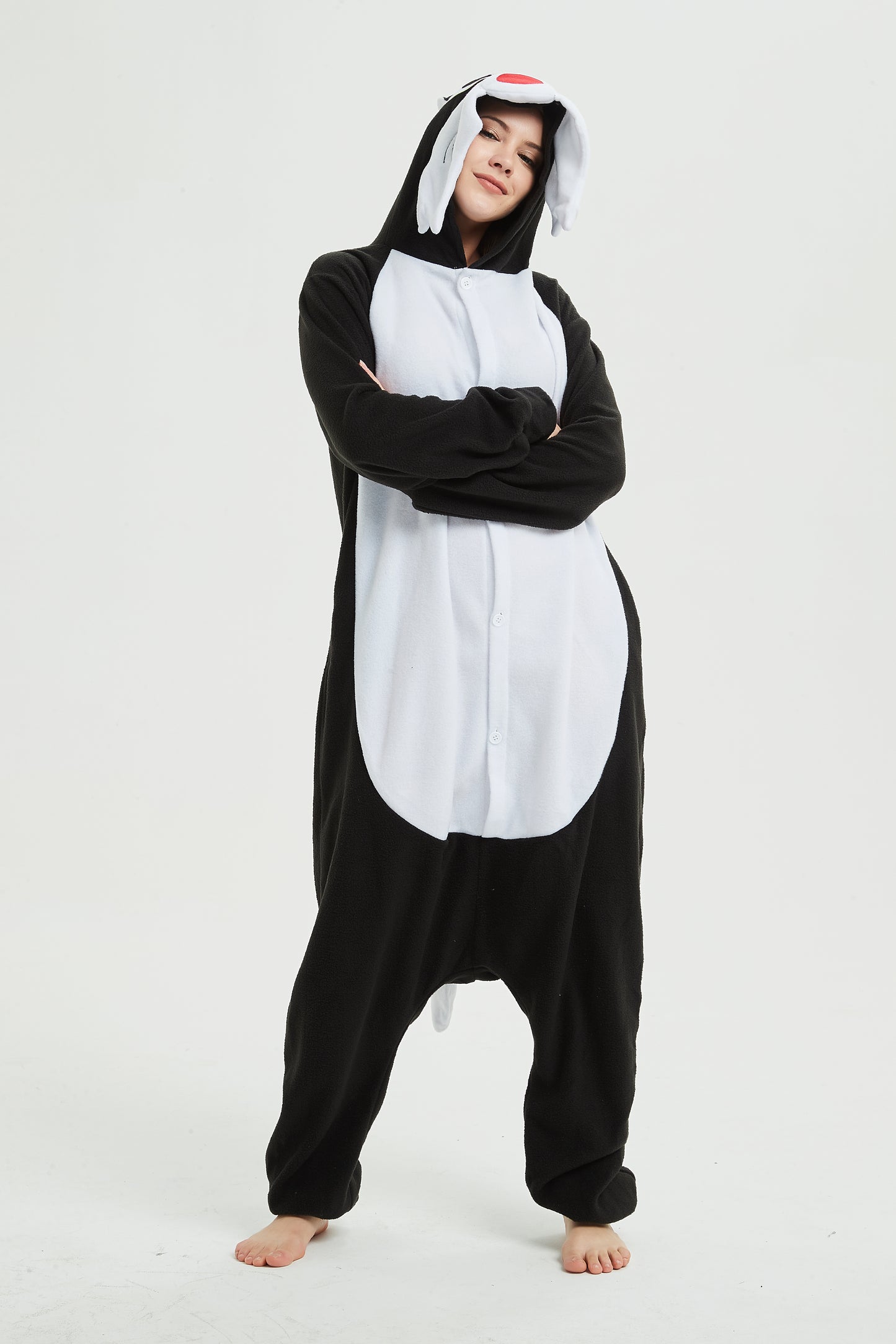 Rubylong Black Wolf Onesie