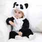 Rubylong New Panda Romper