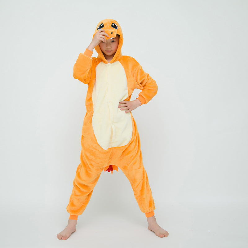 Kids Charmander Onesie Rubylong Pajamas