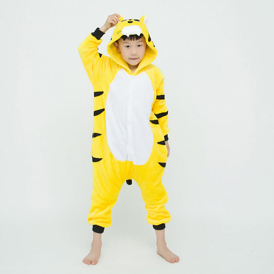 Kids Yellow Tiger Onesie