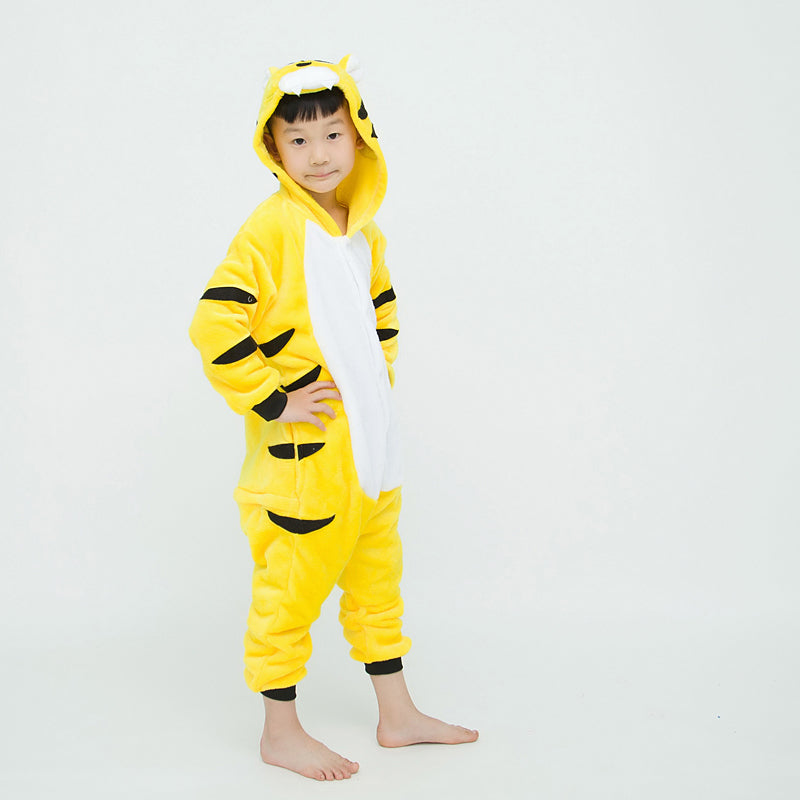 Kids Yellow Tiger Onesie