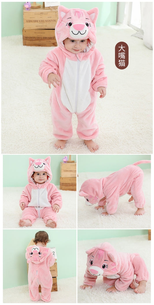 Rubylong Mouth Cat Romper